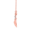 0.05Ct Round Cluster Lab-Grown Diamond Gold Pendant Necklace