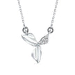 0.05Ct Round Cluster Lab-Grown Diamond Gold Pendant Necklace