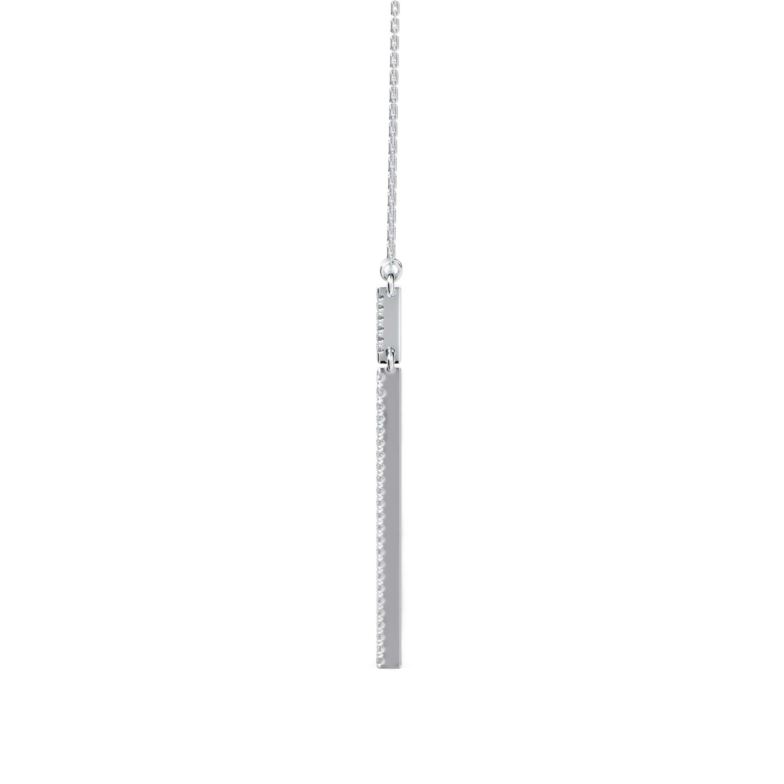 0.25Ct Double Triangle Drop Lab-Grown Diamond Gold Pendant Necklace