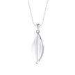 0.36Ct Leaf Style Cluster Lab-Grown Diamond Gold Pendant Necklace