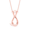 0.07Ct Puppy Style Pave Lab-Grown Diamond Gold Pendant Necklace