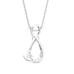 0.07Ct Puppy Style Pave Lab-Grown Diamond Gold Pendant Necklace