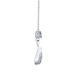 0.31Ct Infinity Round Pave Lab-Grown Diamond Gold Pendant Necklace