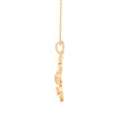 0.02Ct Cat Lovers Design Lab-Grown Diamond Gold Pendant Necklace