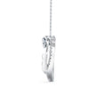 0.20Ct Prowling Cat Heart Shape Lab-Grown Diamond Gold Pendant Necklace