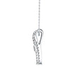 0.43Ct Baguette Pave With Bar Set Lab-Grown Diamond Gold Pendant Necklace