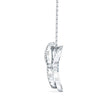 0.19Ct Double Heart Pave Lab-Grown Diamond Gold Pendant Necklace