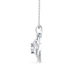 0.16Ct Love Birds Heart Lab-Grown Diamond Gold Pendant Necklace