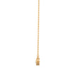 0.17Ct Feather Style Pave Lab-Grown Diamond Gold Pendant Necklace