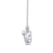 0.23Ct Round Bezel Lab-Grown Diamond Gold Pendant Necklace