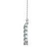 0.25Ct Zigzag Style Prong Lab-Grown Diamond Gold Pendant Necklace