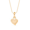 0.12Ct Heart Shape Flush Lab-Grown Diamond Gold Pendant Necklace