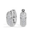 0.31Ct Prong With Cluster Lab-Grown Diamond Gold Hoop Earrings