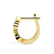0.19Ct Square & Leaf Shape Lab-Grown Diamond Gold Hoop Earrings