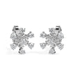 0.49Ct Snowflake Style Prong Lab-Grown Diamond Gold Stud Earrings