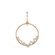 0.62Ct Circle Style Prong Lab-Grown Diamond Gold Drop Earrings