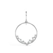 0.62Ct Circle Style Prong Lab-Grown Diamond Gold Drop Earrings