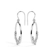 0.62Ct Circle Style Prong Lab-Grown Diamond Gold Drop Earrings