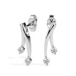 0.12Ct Round Prong Set Lab-Grown Diamond Gold Stud Earrings