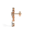 2.38Ct Teardrop Prong Set Lab-Grown Diamond Gold Drop Earrings