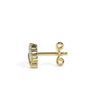 0.23Ct V Shape Design Lab-Grown Diamond Gold Stud Earrings