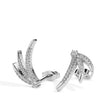 0.20Ct Fan Shaped Design Lab-Grown Diamond Gold Ear Climber Earrings