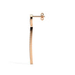 0.38Ct Tapered Linear Design Lab-Grown Diamond Gold Drop Earrings