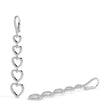 1.20Ct Heart Shaped Lab-Grown Diamond Gold Drop Earrings