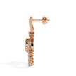 0.88Ct Prong Set Lab-Grown Diamond Gold Drop Earrings