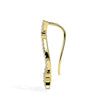 0.49Ct Star Shaped Lab-Grown Diamond Gold Ear Climber Earrings
