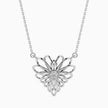 0.06Ct Round Cluster Lab-Grown Diamond Gold Pendant Necklace