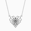 0.06Ct Round Cluster Lab-Grown Diamond Gold Pendant Necklace