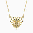 0.06Ct Round Cluster Lab-Grown Diamond Gold Pendant Necklace