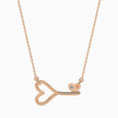 0.01Ct Flush-Set Round Lab-Grown Diamond Gold Pendant Necklace