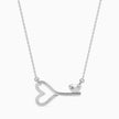 0.01Ct Flush-Set Round Lab-Grown Diamond Gold Pendant Necklace