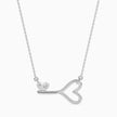 0.01Ct Flush-Set Round Lab-Grown Diamond Gold Pendant Necklace