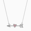 0.14Ct Heart Cluster Lab-Grown Diamond Gold Pendant Necklace