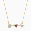 0.14Ct Heart Cluster Lab-Grown Diamond Gold Pendant Necklace