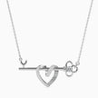 0.08Ct Round Bezel Lab-Grown Diamond Gold Pendant Necklace