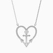 0.10Ct Round Bezel Twisted Lab-Grown Diamond Gold Pendant Necklace