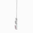 0.21Ct Circle Pave Lab-Grown Diamond Gold Pendant Necklace