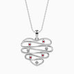 0.21Ct Prong Set Round Lab-Grown Diamond Gold Pendant Necklace
