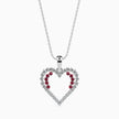0.41Ct Heart Shape Lab-Grown Diamond Gold Pendant Necklace