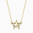 0.04Ct Wish Upon a Star Lab-Grown Diamond Gold Pendant Necklace