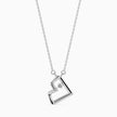 0.03Ct Heart Shape Round Lab-Grown Diamond Gold Pendant Necklace