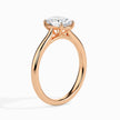 Oval Cut Solitaire Lab-Grown Diamond Gold Ring