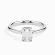 Emerald Cut Solitaire Lab-Grown Diamond Gold Ring