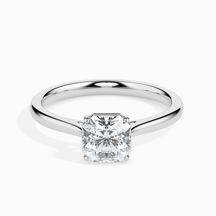 Radiant Cut Solitaire Lab-Grown Diamond Gold Ring