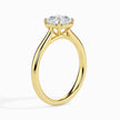 Radiant Cut Solitaire Lab-Grown Diamond Gold Ring
