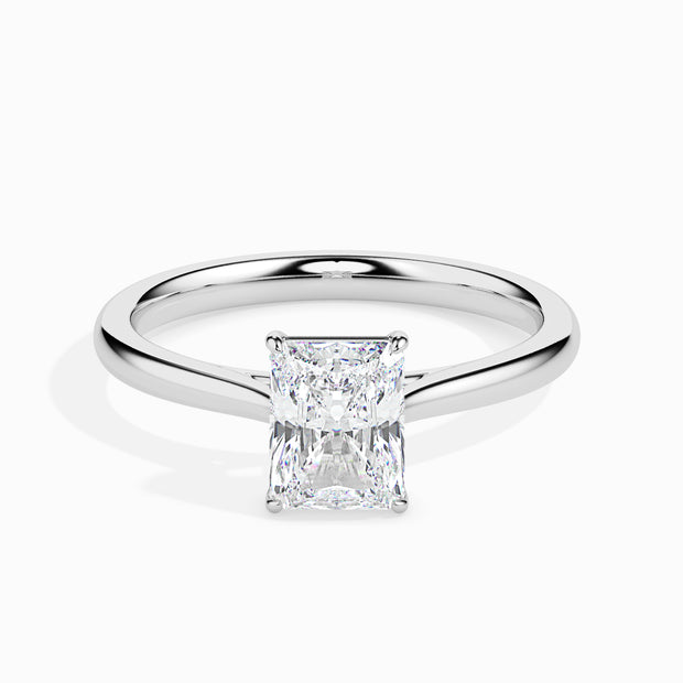 Radiant Solitaire Lab-Grown Diamond Gold Ring